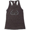 dick head Racerback Tank