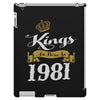 kings are born in 1981 iPad 3 and 4 Case