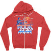rock man Zipper Hoodie