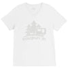 roughin' it roughing trailer camping camp V-Neck Tee