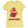 i put out 3 funny t shirt Ladies Fitted T-Shirt