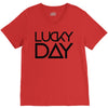lucky day V-Neck Tee