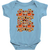 pumpkin pattern Baby Onesie