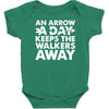 an arrow a day zombie dary Baby Bodysuit