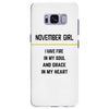 November Girl Samsung Galaxy S8 Plus