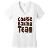 cookie baking team Women's V-Neck T-Shirt