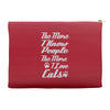 i love cats girls Accessory Pouches