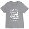 papa super saiyan vegeta V-Neck Tee