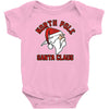 north pole santa claus Baby Onesie