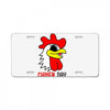 Chiken License Plate
