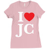 i love jesus christ Ladies Fitted T-Shirt