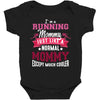 running mommy white Baby Bodysuit