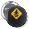 big foot xing big foot crossing sasquatch Pin-back button