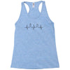 chess heartbeat Racerback Tank