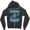 science worship funny geek atheist anti religion Zipper Hoodie