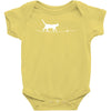rope heart cat Baby Bodysuit