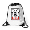 dude Drawstring Bags