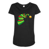 hat Maternity Scoop Neck T-shirt