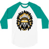 native american chief bear 3/4 Sleeve Shirt