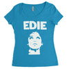 edie sedgwick Women's Triblend Scoop T-shirt