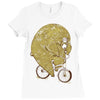 bear safety Ladies Fitted T-Shirt