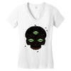 see no evil off Women's V-Neck T-Shirt
