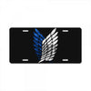 Attack On Titan License Plate