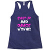 shut up dance with me Racerback Tank