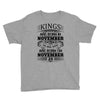 Real Kings Are Born On November 25 Youth Tee