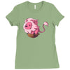 lion in a box Ladies Fitted T-Shirt