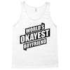 worlds okayest boyfriend Tank Top