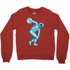 astronaut discus throwing Crewneck Sweatshirt