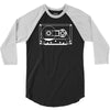 audio cassette 80's 90's party hip hop nostalgia retro 3/4 Sleeve Shirt