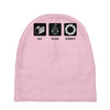 eat sleep science Baby Beanies