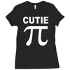 cutie pi t shirt medium funny nerdy geeky math sex humor cute awesome Ladies Fitted T-Shirt