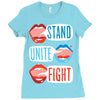Women's March Stand Unite Fight Ladies Fitted T-Shirt