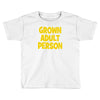 grown adult person Toddler T-shirt