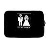 wedding funny game over Laptop sleeve