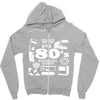 80s survival guide cassette high Zipper Hoodie