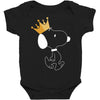 Crown Snoopy Baby Bodysuit
