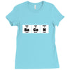 elements of bacon t shirt Ladies Fitted T-Shirt