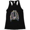 skeleton christmas tree Racerback Tank