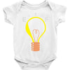 running out of bright ideas Baby Onesie