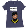 hey auntie killmonger Ladies Fitted T-Shirt