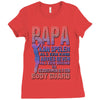 papa   body guard Ladies Fitted T-Shirt