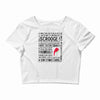scrooge Crop Top