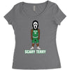 Scary Terry Women's Triblend Scoop T-shirt