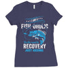 I'm A Fish-oholic On The Road To Recovery Ladies Fitted T-Shirt