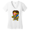 minion cyclops Women's V-Neck T-Shirt