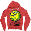 tennis ball racket Zipper Hoodie